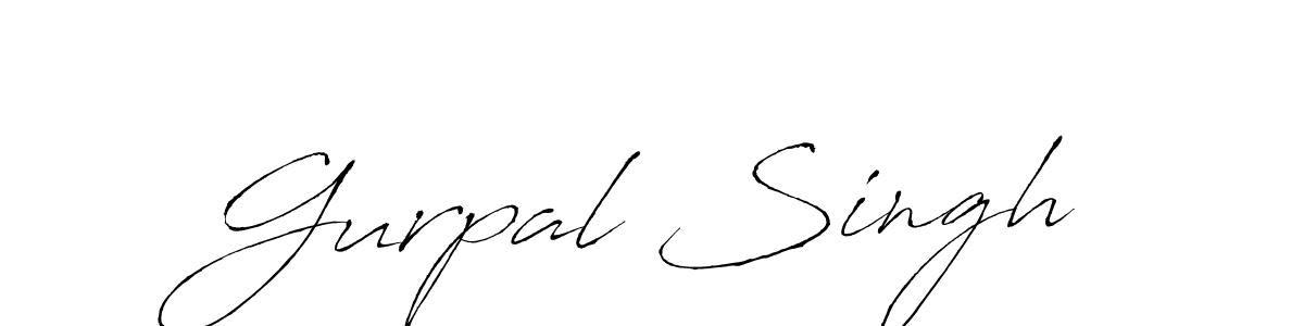 How to make Gurpal Singh name signature. Use Antro_Vectra style for creating short signs online. This is the latest handwritten sign. Gurpal Singh signature style 6 images and pictures png