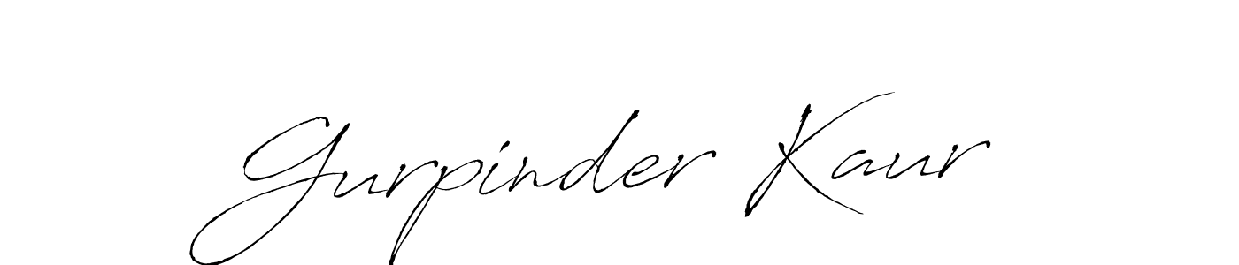Design your own signature with our free online signature maker. With this signature software, you can create a handwritten (Antro_Vectra) signature for name Gurpinder Kaur. Gurpinder Kaur signature style 6 images and pictures png
