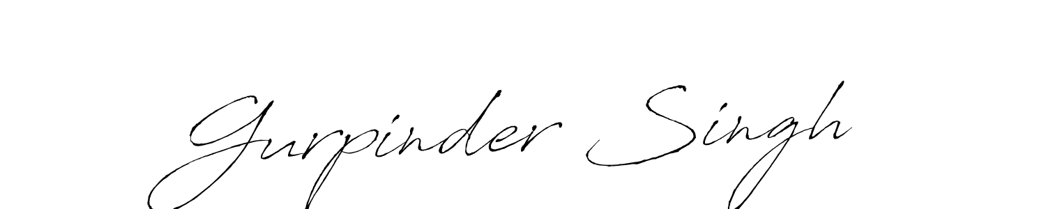Design your own signature with our free online signature maker. With this signature software, you can create a handwritten (Antro_Vectra) signature for name Gurpinder Singh. Gurpinder Singh signature style 6 images and pictures png