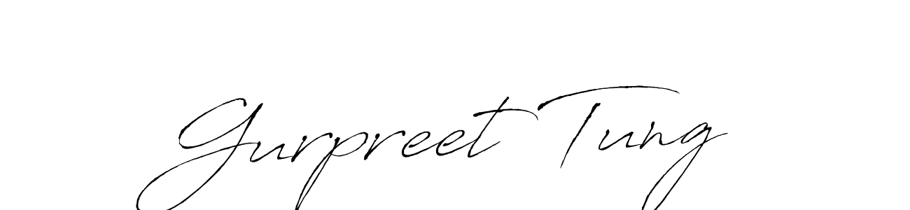 Design your own signature with our free online signature maker. With this signature software, you can create a handwritten (Antro_Vectra) signature for name Gurpreet Tung. Gurpreet Tung signature style 6 images and pictures png