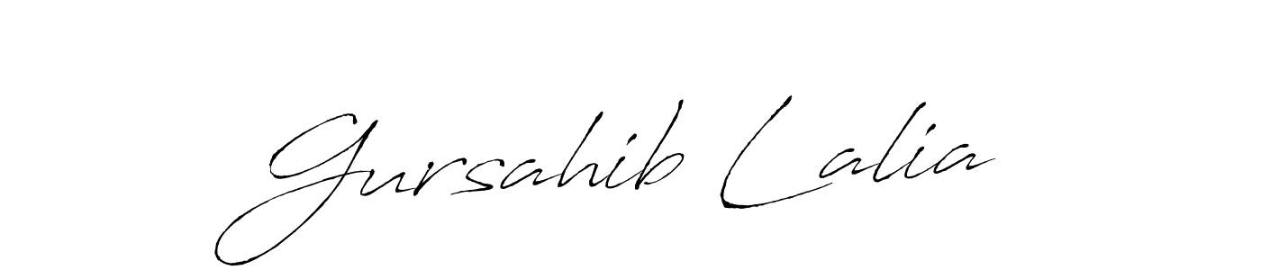 The best way (Antro_Vectra) to make a short signature is to pick only two or three words in your name. The name Gursahib Lalia include a total of six letters. For converting this name. Gursahib Lalia signature style 6 images and pictures png