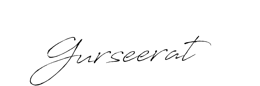 How to make Gurseerat signature? Antro_Vectra is a professional autograph style. Create handwritten signature for Gurseerat name. Gurseerat signature style 6 images and pictures png