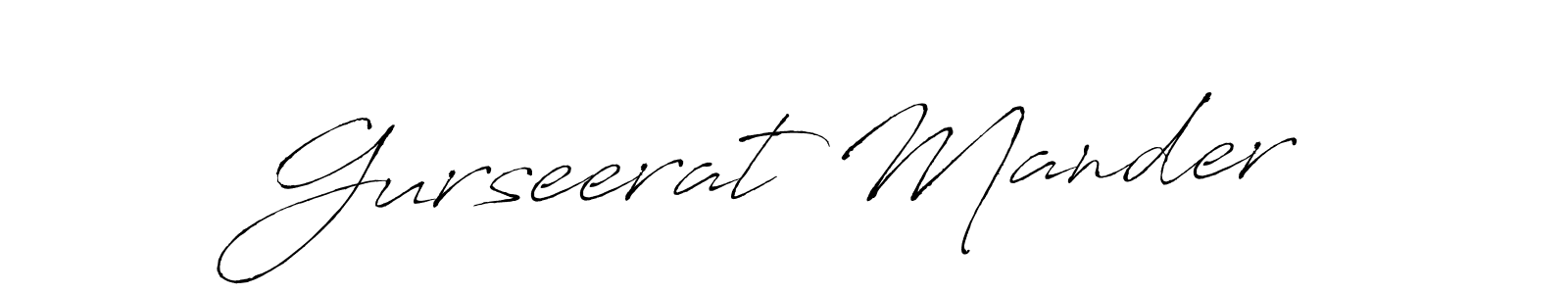 Make a beautiful signature design for name Gurseerat Mander. Use this online signature maker to create a handwritten signature for free. Gurseerat Mander signature style 6 images and pictures png