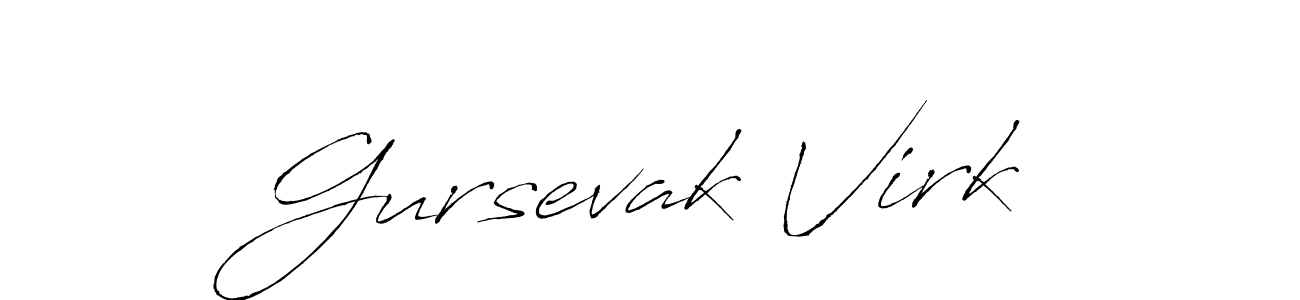 It looks lik you need a new signature style for name Gursevak Virk. Design unique handwritten (Antro_Vectra) signature with our free signature maker in just a few clicks. Gursevak Virk signature style 6 images and pictures png