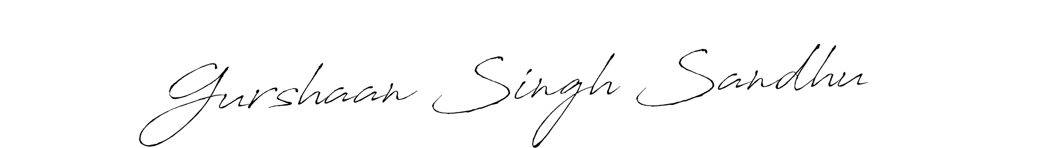 Use a signature maker to create a handwritten signature online. With this signature software, you can design (Antro_Vectra) your own signature for name Gurshaan Singh Sandhu. Gurshaan Singh Sandhu signature style 6 images and pictures png