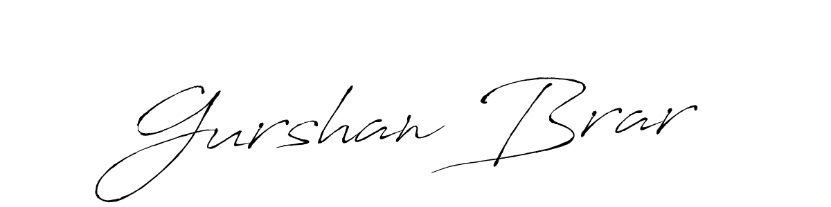 Also we have Gurshan Brar name is the best signature style. Create professional handwritten signature collection using Antro_Vectra autograph style. Gurshan Brar signature style 6 images and pictures png