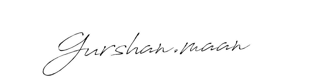 How to Draw Gurshan.maan signature style? Antro_Vectra is a latest design signature styles for name Gurshan.maan. Gurshan.maan signature style 6 images and pictures png