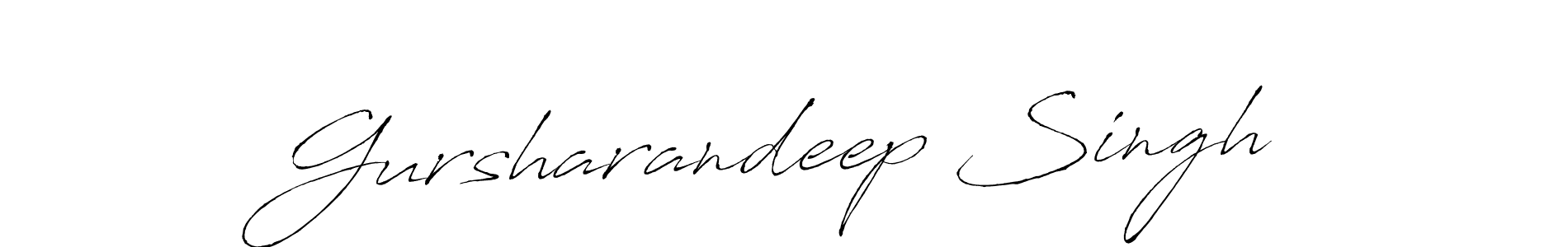 Gursharandeep Singh stylish signature style. Best Handwritten Sign (Antro_Vectra) for my name. Handwritten Signature Collection Ideas for my name Gursharandeep Singh. Gursharandeep Singh signature style 6 images and pictures png
