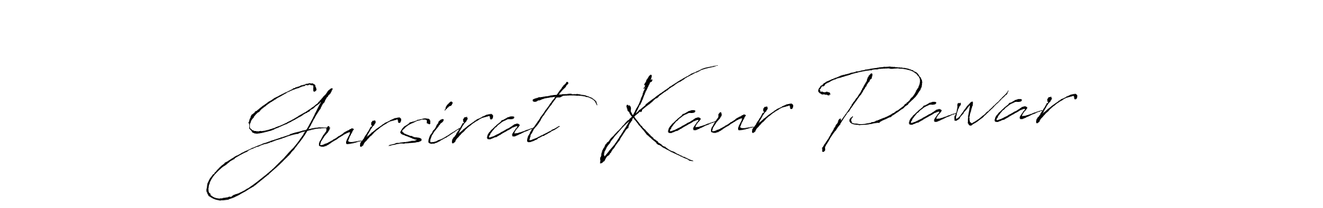 It looks lik you need a new signature style for name Gursirat Kaur Pawar. Design unique handwritten (Antro_Vectra) signature with our free signature maker in just a few clicks. Gursirat Kaur Pawar signature style 6 images and pictures png