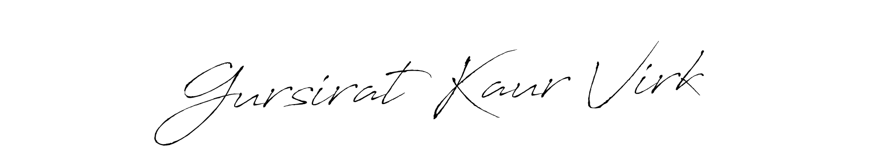 Also we have Gursirat Kaur Virk name is the best signature style. Create professional handwritten signature collection using Antro_Vectra autograph style. Gursirat Kaur Virk signature style 6 images and pictures png