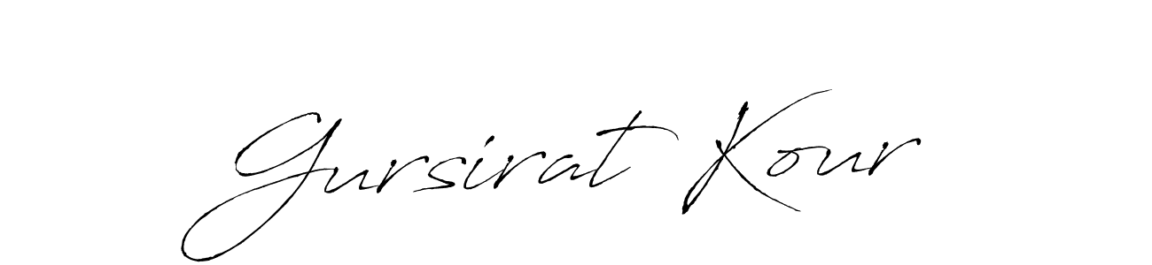 Similarly Antro_Vectra is the best handwritten signature design. Signature creator online .You can use it as an online autograph creator for name Gursirat Kour. Gursirat Kour signature style 6 images and pictures png