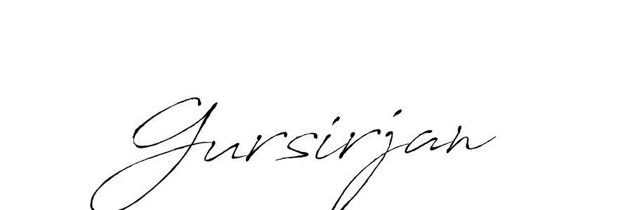 The best way (Antro_Vectra) to make a short signature is to pick only two or three words in your name. The name Gursirjan include a total of six letters. For converting this name. Gursirjan signature style 6 images and pictures png