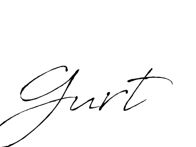 Gurt stylish signature style. Best Handwritten Sign (Antro_Vectra) for my name. Handwritten Signature Collection Ideas for my name Gurt. Gurt signature style 6 images and pictures png