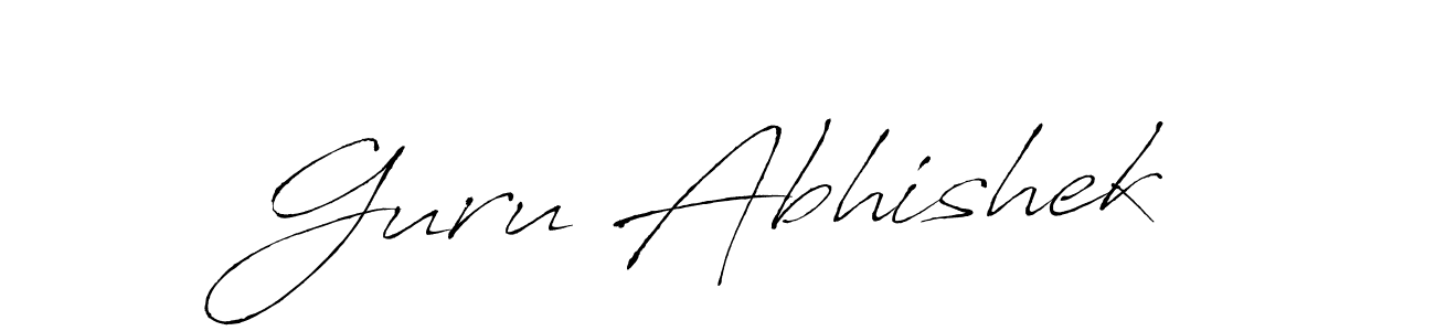 How to Draw Guru Abhishek signature style? Antro_Vectra is a latest design signature styles for name Guru Abhishek. Guru Abhishek signature style 6 images and pictures png