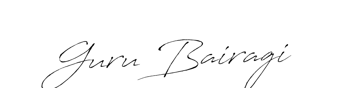 It looks lik you need a new signature style for name Guru Bairagi. Design unique handwritten (Antro_Vectra) signature with our free signature maker in just a few clicks. Guru Bairagi signature style 6 images and pictures png