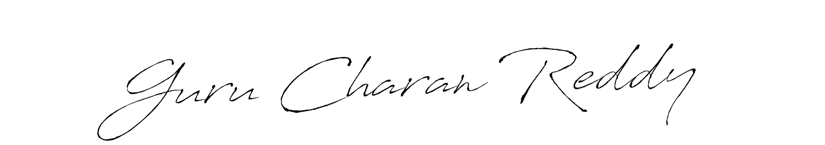 Similarly Antro_Vectra is the best handwritten signature design. Signature creator online .You can use it as an online autograph creator for name Guru Charan Reddy. Guru Charan Reddy signature style 6 images and pictures png