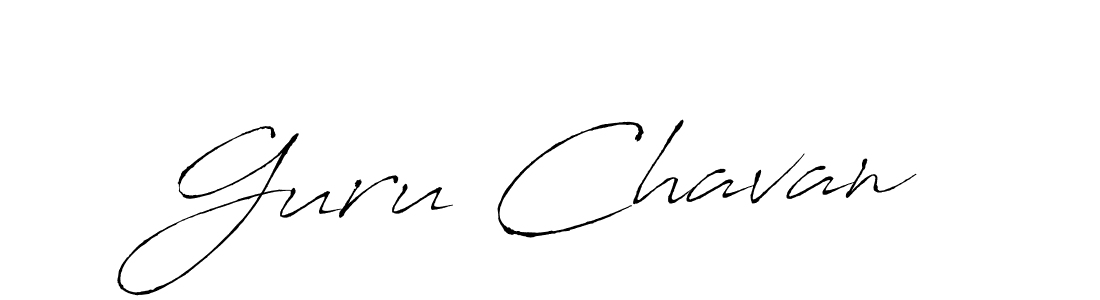 How to make Guru Chavan signature? Antro_Vectra is a professional autograph style. Create handwritten signature for Guru Chavan name. Guru Chavan signature style 6 images and pictures png