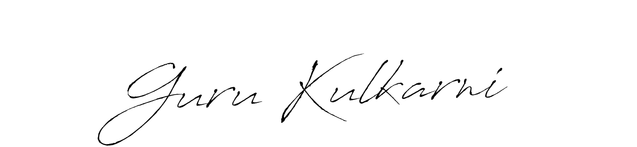 Make a beautiful signature design for name Guru Kulkarni. Use this online signature maker to create a handwritten signature for free. Guru Kulkarni signature style 6 images and pictures png