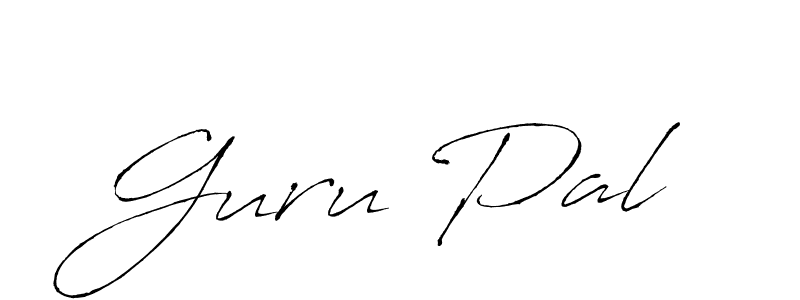 Guru Pal stylish signature style. Best Handwritten Sign (Antro_Vectra) for my name. Handwritten Signature Collection Ideas for my name Guru Pal. Guru Pal signature style 6 images and pictures png