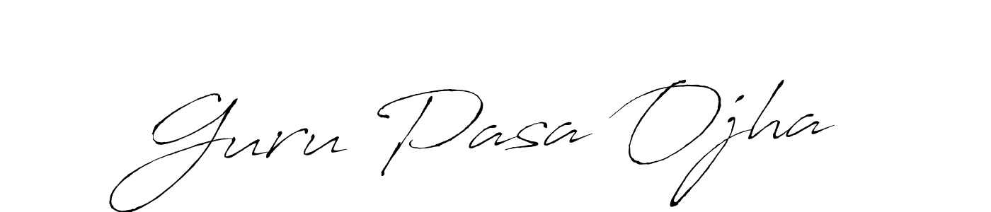 Once you've used our free online signature maker to create your best signature Antro_Vectra style, it's time to enjoy all of the benefits that Guru Pasa Ojha name signing documents. Guru Pasa Ojha signature style 6 images and pictures png