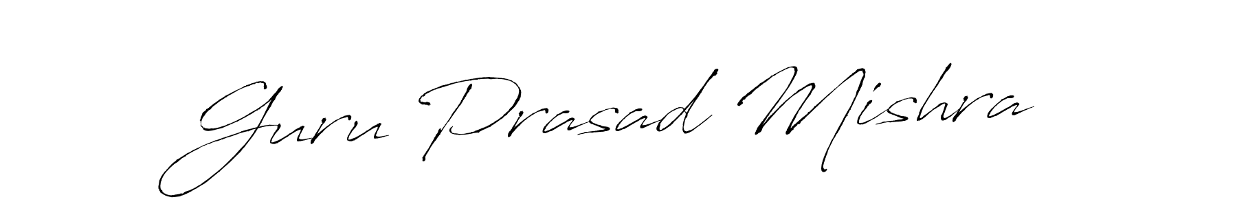 Guru Prasad Mishra stylish signature style. Best Handwritten Sign (Antro_Vectra) for my name. Handwritten Signature Collection Ideas for my name Guru Prasad Mishra. Guru Prasad Mishra signature style 6 images and pictures png