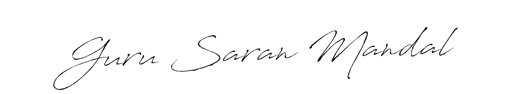 Make a beautiful signature design for name Guru Saran Mandal. Use this online signature maker to create a handwritten signature for free. Guru Saran Mandal signature style 6 images and pictures png