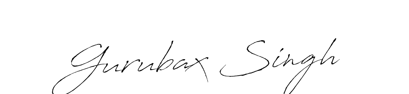 Antro_Vectra is a professional signature style that is perfect for those who want to add a touch of class to their signature. It is also a great choice for those who want to make their signature more unique. Get Gurubax Singh name to fancy signature for free. Gurubax Singh signature style 6 images and pictures png