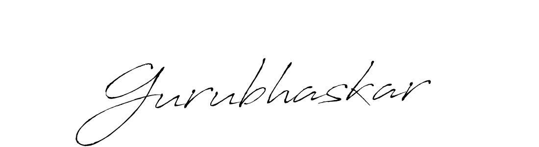 Create a beautiful signature design for name Gurubhaskar. With this signature (Antro_Vectra) fonts, you can make a handwritten signature for free. Gurubhaskar signature style 6 images and pictures png