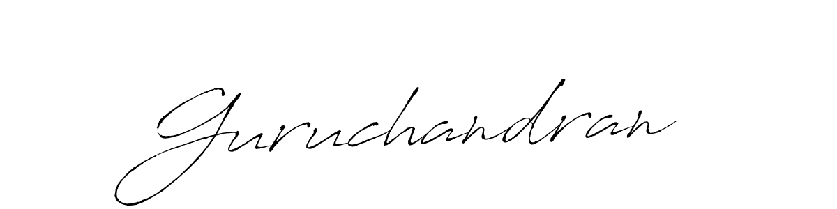 How to Draw Guruchandran signature style? Antro_Vectra is a latest design signature styles for name Guruchandran. Guruchandran signature style 6 images and pictures png