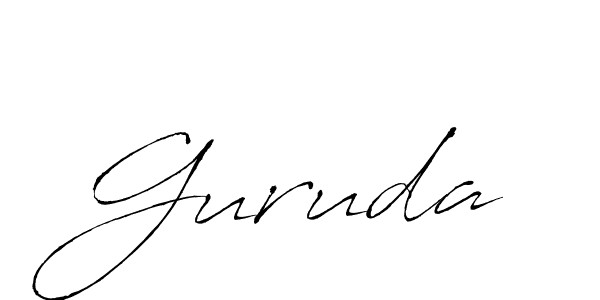 Create a beautiful signature design for name Guruda. With this signature (Antro_Vectra) fonts, you can make a handwritten signature for free. Guruda signature style 6 images and pictures png