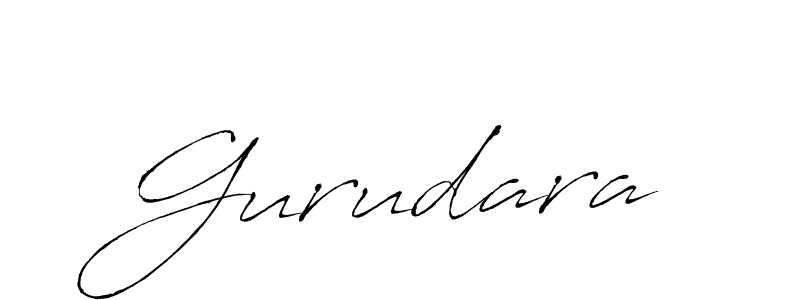 Design your own signature with our free online signature maker. With this signature software, you can create a handwritten (Antro_Vectra) signature for name Gurudara. Gurudara signature style 6 images and pictures png