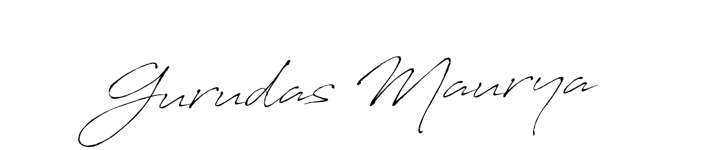 Make a beautiful signature design for name Gurudas Maurya. Use this online signature maker to create a handwritten signature for free. Gurudas Maurya signature style 6 images and pictures png