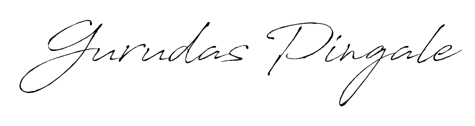 Use a signature maker to create a handwritten signature online. With this signature software, you can design (Antro_Vectra) your own signature for name Gurudas Pingale. Gurudas Pingale signature style 6 images and pictures png
