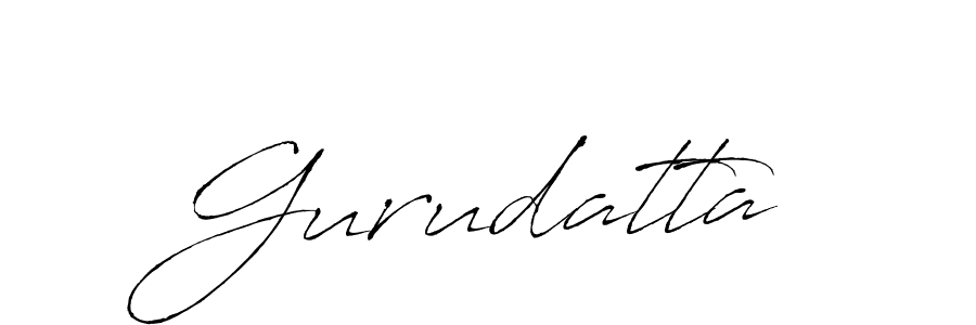 Create a beautiful signature design for name Gurudatta. With this signature (Antro_Vectra) fonts, you can make a handwritten signature for free. Gurudatta signature style 6 images and pictures png