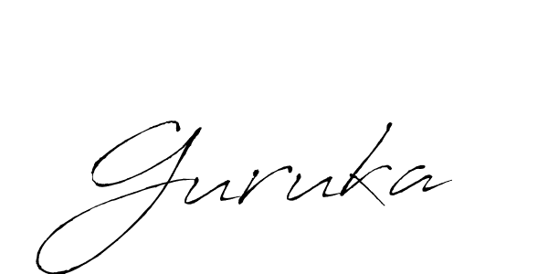 It looks lik you need a new signature style for name Guruka. Design unique handwritten (Antro_Vectra) signature with our free signature maker in just a few clicks. Guruka signature style 6 images and pictures png