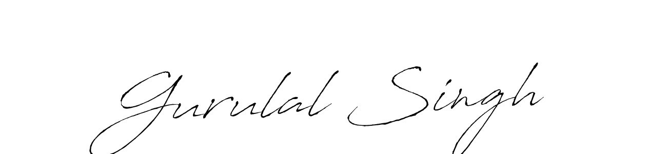 The best way (Antro_Vectra) to make a short signature is to pick only two or three words in your name. The name Gurulal Singh include a total of six letters. For converting this name. Gurulal Singh signature style 6 images and pictures png