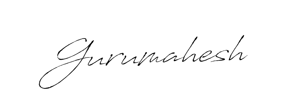 Create a beautiful signature design for name Gurumahesh. With this signature (Antro_Vectra) fonts, you can make a handwritten signature for free. Gurumahesh signature style 6 images and pictures png