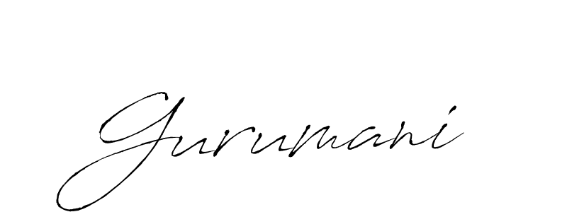 You should practise on your own different ways (Antro_Vectra) to write your name (Gurumani) in signature. don't let someone else do it for you. Gurumani signature style 6 images and pictures png