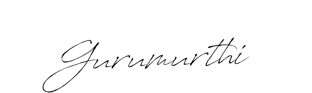 Gurumurthi stylish signature style. Best Handwritten Sign (Antro_Vectra) for my name. Handwritten Signature Collection Ideas for my name Gurumurthi. Gurumurthi signature style 6 images and pictures png