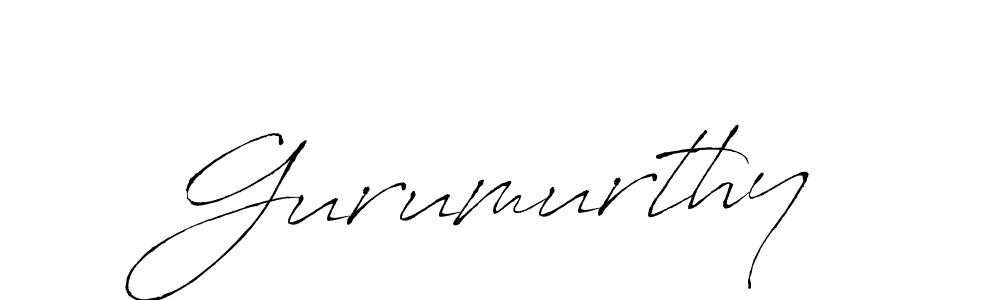 Make a beautiful signature design for name Gurumurthy. With this signature (Antro_Vectra) style, you can create a handwritten signature for free. Gurumurthy signature style 6 images and pictures png