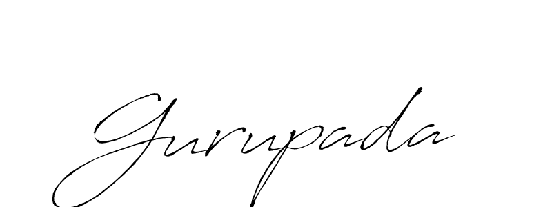 Make a beautiful signature design for name Gurupada. With this signature (Antro_Vectra) style, you can create a handwritten signature for free. Gurupada signature style 6 images and pictures png