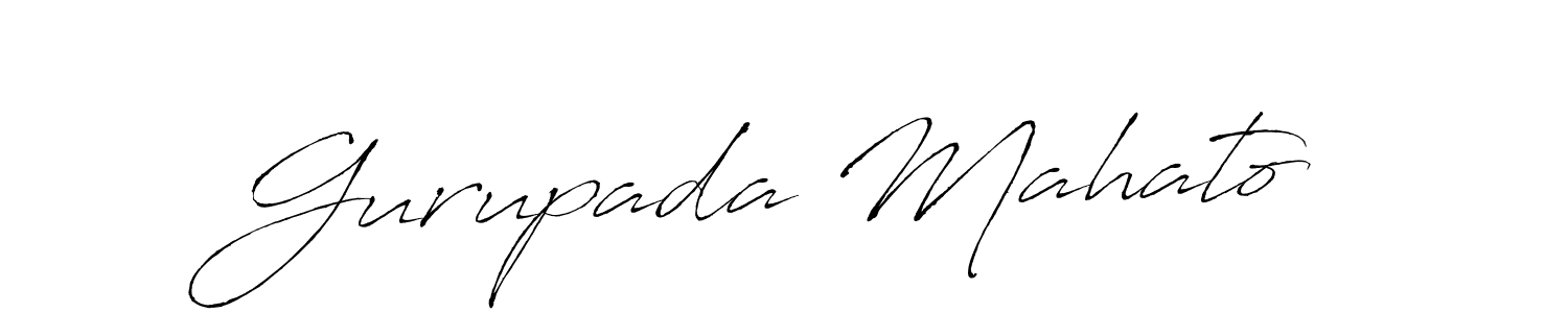 You should practise on your own different ways (Antro_Vectra) to write your name (Gurupada Mahato) in signature. don't let someone else do it for you. Gurupada Mahato signature style 6 images and pictures png