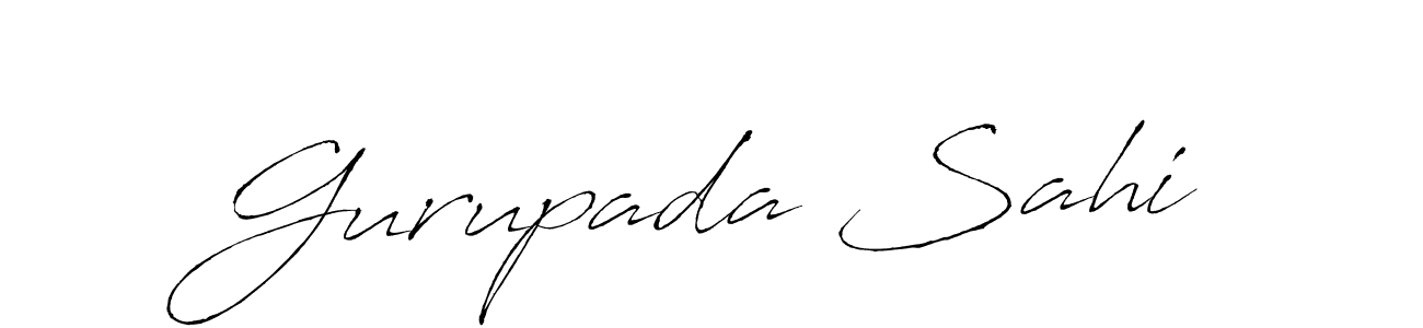 Antro_Vectra is a professional signature style that is perfect for those who want to add a touch of class to their signature. It is also a great choice for those who want to make their signature more unique. Get Gurupada Sahi name to fancy signature for free. Gurupada Sahi signature style 6 images and pictures png