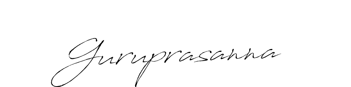 Here are the top 10 professional signature styles for the name Guruprasanna. These are the best autograph styles you can use for your name. Guruprasanna signature style 6 images and pictures png