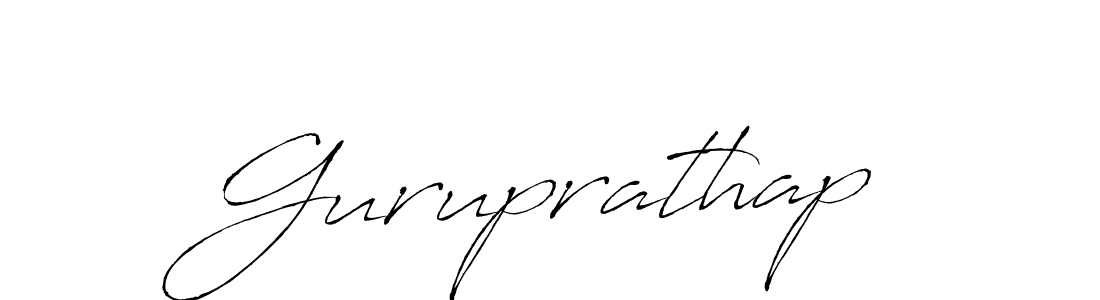 Use a signature maker to create a handwritten signature online. With this signature software, you can design (Antro_Vectra) your own signature for name Guruprathap. Guruprathap signature style 6 images and pictures png