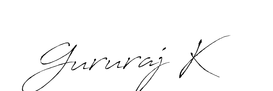 Make a beautiful signature design for name Gururaj K. Use this online signature maker to create a handwritten signature for free. Gururaj K signature style 6 images and pictures png