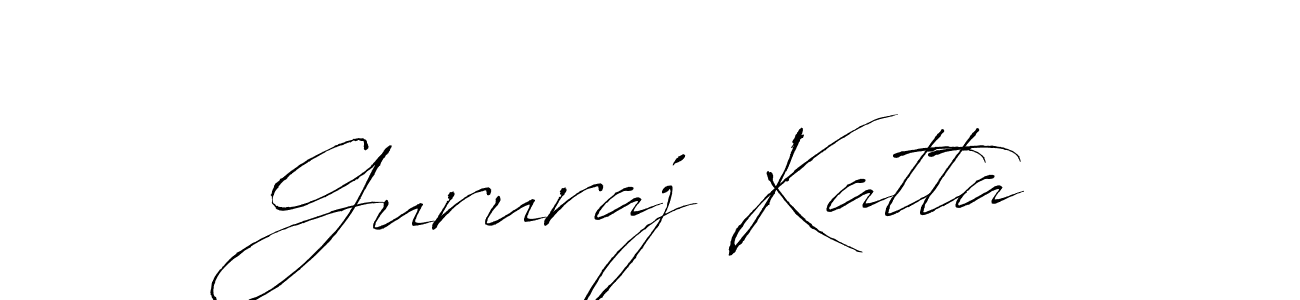 How to make Gururaj Katta signature? Antro_Vectra is a professional autograph style. Create handwritten signature for Gururaj Katta name. Gururaj Katta signature style 6 images and pictures png