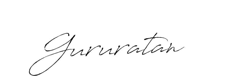 You should practise on your own different ways (Antro_Vectra) to write your name (Gururatan) in signature. don't let someone else do it for you. Gururatan signature style 6 images and pictures png