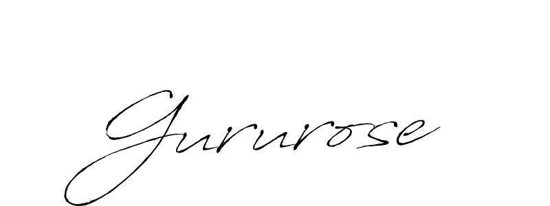 Antro_Vectra is a professional signature style that is perfect for those who want to add a touch of class to their signature. It is also a great choice for those who want to make their signature more unique. Get Gururose name to fancy signature for free. Gururose signature style 6 images and pictures png