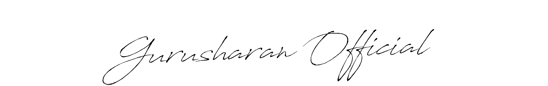 if you are searching for the best signature style for your name Gurusharan Official. so please give up your signature search. here we have designed multiple signature styles  using Antro_Vectra. Gurusharan Official signature style 6 images and pictures png